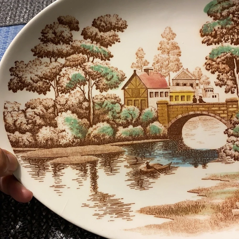 Nasco Holiday Large Serving Plate